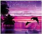 Diamond painting: 2 dolphins by night [Box D – 22], Ophalen, Nieuw, Knutselwerk