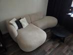Teddy stof bank beige, Huis en Inrichting, Banken | Sofa's en Chaises Longues, 250 tot 300 cm, Gebruikt, Ophalen of Verzenden