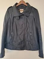 Esprit Leren Biker Jas zwart Maat 44 (XL/XXL), Zwart, Maat 42/44 (L), Ophalen of Verzenden, Zo goed als nieuw