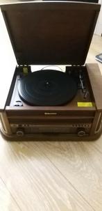 retro platen speler,  cassette cd speler, Zo goed als nieuw, Ophalen