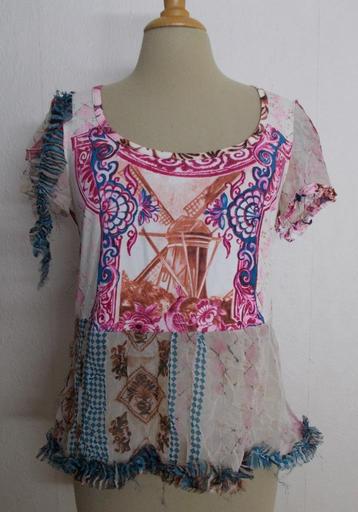 Aparte top met molen print van Save the Queen! M/L beschikbaar voor biedingen