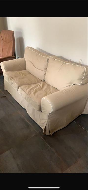 Ikea Beige Bank - Tweezits