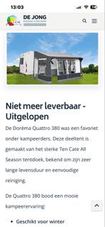 Voorzettent, Caravans en Kamperen, Ophalen, Gebruikt