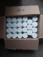 46 witte plastic potjes, hoogte ca 7 cm, doorsnede ca 5,5 cm, Ophalen of Verzenden, Nieuw