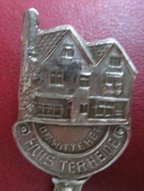 vintage theelepel Huis ter Heide De witte hei gemerkt JSzn, Verzamelen, Porselein, Kristal en Bestek, Gebruikt, Bestek, Metaal