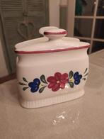 Boerenbond servet houder bouquet handpainted, Ophalen of Verzenden, Glas, Overige stijlen