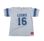 Detroit Lions NFL white jersey  t-shirt by Rawlings made in, Ophalen, Info@taurusvintage.nl, Rawlings, Nieuw
