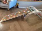 Houten klimboog/klimrek met klimwand, Kinderen en Baby's, Speelgoed | Houten speelgoed, Ophalen, Zo goed als nieuw