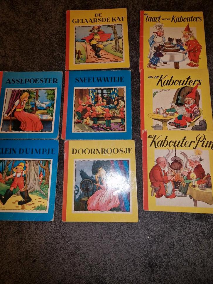 8 Oude Sprookjesboeken Mulder Verlag, Boeken, Sprookjes en Fabels, Gelezen, Ophalen of Verzenden