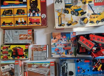 Grote zoldervondst vintage / oude Lego Trein Set & Meer beschikbaar voor biedingen