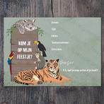 Uitnodiging kinderfeestje Jungle thema Invulkaart, Printable, Verzenden, Nieuw