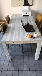 Eettafel verlengbaar klein prijsje, Ophalen, Gebruikt, 50 tot 100 cm, Vijf personen of meer