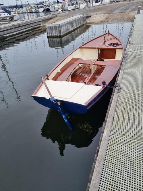 Zeilsloep, Watersport en Boten, Open zeilboten, Nieuw, Overige typen, 3 tot 6 meter, Hout, Binnenboordmotor, Elektrisch, Ophalen