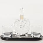 Whiskey karaf middelvinger - Drank karaf - Bar accessoires, Huis en Inrichting, Kouwehoek 1b, Cave & Garden, Nieuw, Ophalen of Verzenden