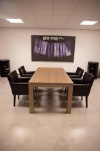 eettafel met stoelen, Huis en Inrichting, Tafels | Eettafels, Ophalen, Gebruikt, 50 tot 100 cm, 150 tot 200 cm