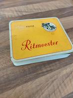 Vintage blikje Ritmeester pikeur 12,5x10,5 cm, Verzamelen, Ophalen of Verzenden, Zo goed als nieuw, Overige, Overige merken