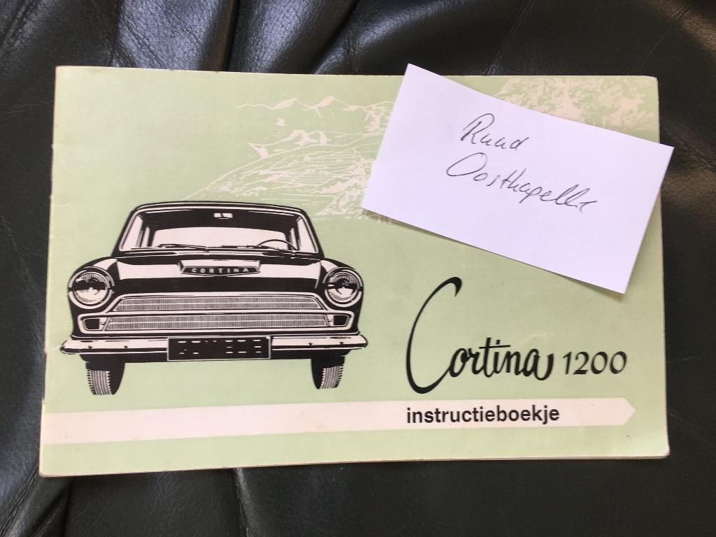 Ford Cortina 1200 instructieboekje, Auto diversen, Handleidingen en Instructieboekjes, Ophalen of Verzenden