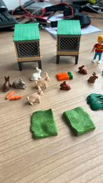 Playmobil konijntjes l complete set l 6140, Ophalen of Verzenden, Zo goed als nieuw, Complete set