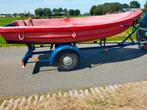 Pioner polyester boot met boottrailer, Watersport en Boten, Ophalen, Gebruikt, Tot 10 pk, 3 tot 6 meter