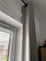 Te koop aangeboden: Ringgordijnen, kleur taupe, diverse afm., Ophalen, Overige kleuren, Zo goed als nieuw, 200 cm of meer