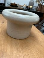 Bloempot Mobach met ronde rand, Tuin en Terras, Bloempotten, Ophalen, Rond, Zo goed als nieuw, Aardewerk