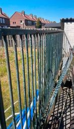 Ijzer hekwerk ijzerhek +~10m met poort hek, Ophalen, Met poort, Gebruikt, Sierhekwerk