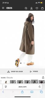 ASOS Regenjas - Chocoladebruin M, Kleding | Dames, Jassen | Zomer, Ophalen of Verzenden, Zo goed als nieuw, Bruin