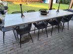 Kloostertafel - Hout, binnen/buiten, 288 CM lengte, Huis en Inrichting, Tafels | Eettafels, Ophalen, 100 tot 150 cm, 200 cm of meer