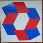 Bob Bonies (1937) Zeefdruk "Abstracte Stijl Comp "Ges Gen Ge, Antiek en Kunst, Kunst | Litho's en Zeefdrukken, Ophalen of Verzenden