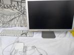Apple monitor incl. toetsenbord en kabels,, Computers en Software, Monitoren, Ophalen of Verzenden, 1 tot 2 ms, Apple, 61 t/m 100 Hz