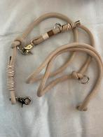 Hondenriem handsfree beige/ lichtroze, Ophalen of Verzenden, Zo goed als nieuw