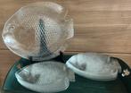 10-delig Arcoroc France visschalen set: 1x groot, 9x klein, Huis en Inrichting, Keuken | Servies, Ophalen of Verzenden, Effen