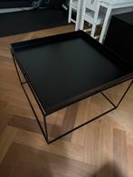 Hay Tray salontafel coffee 60x60 zwart, Ophalen, Minder dan 45 cm, Gebruikt, Metaal of Aluminium