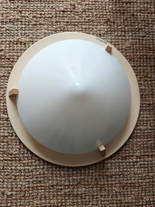 Vintage IKEA Stoja plafondlamp lamp Memphis style, Huis en Inrichting, Lampen | Plafondlampen, Zo goed als nieuw, Hout, Ophalen of Verzenden