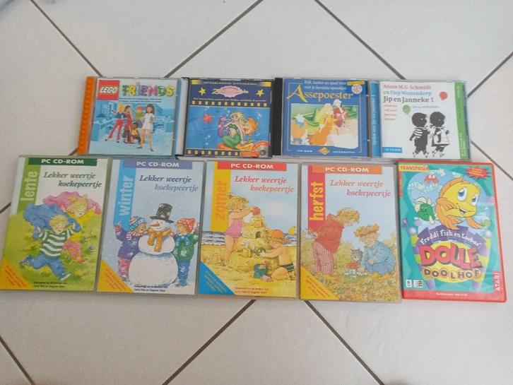 PC games nostalgie uit de jaren 90/2000 computerspellen, Spelcomputers en Games, Games | Pc, Gebruikt, 1 speler, Vanaf 3 jaar