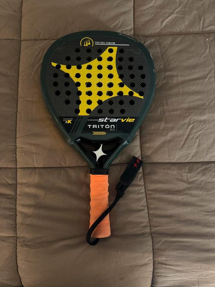 Starvie Triton 2.0 Padel Racket - Topstaat!, Sport en Fitness, Padel, Zo goed als nieuw, Padelracket, Ophalen of Verzenden