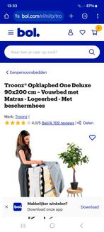 Opklapbed met wieltjes - Zo goed als nieuw!, Ophalen of Verzenden