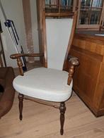 Stoeltje, opnieuw bekleed, Huis en Inrichting, Stoelen, Ophalen, Blauw, Zo goed als nieuw, Eén