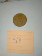 NL 5 Cent 1978, Verzenden, Koningin Juliana, 5 cent, Losse munt