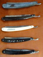 Antiek scheermes vintage scheermes collectie 4 scheermessen, Ophalen of Verzenden