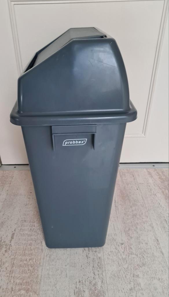PROBBAX Afvalemmer, donkergrijs. 40 ltr. Als nieuw!, Huis en Inrichting, Woonaccessoires | Prullenbakken, Zo goed als nieuw, Kunststof