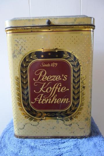 Oud blik van Peeze s koffie Arnhem beschikbaar voor biedingen