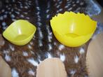 zgan 2 gele (paas) schalen, Ophalen, Zo goed als nieuw