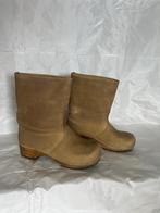 Nieuwe Zweedse klomplaarsjes leer maat 40, Ophalen of Verzenden, Nieuw, Lage of Enkellaarzen