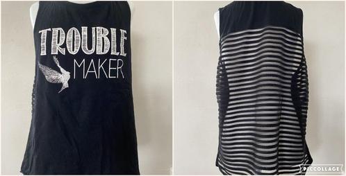 FRANKIE & LIBERTY shirt transparante rug nieuwstaat 152 ZA, Kinderen en Baby's, Kinderkleding | Maat 152, Zo goed als nieuw, Meisje