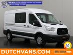 Ford Transit 2.0TDCi 130PK L3H2 Dubbele Cabine | 7-Persoons, Voorwielaandrijving, Gebruikt, Zwart, 4 cilinders