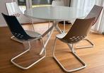 Moderne Eetkamertafel & 6 stoelen, Huis en Inrichting, Stoelen, Ophalen of Verzenden, Zo goed als nieuw, Hout, Vier