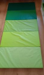 IKEA Gymnastiekmat PLUFSIG Opvouwbaar - Groen, Kinderen en Baby's, Speelgoed | Speelkleden, Ophalen, Zo goed als nieuw