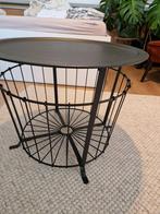 Industriële Salontafel met Opbergruimte, Ophalen, Minder dan 50 cm, Gebruikt, Rond