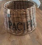 Riviera maison rattan grote lampenkap, Huis en Inrichting, Ophalen of Verzenden, Zo goed als nieuw, Rond, Minder dan 25 cm